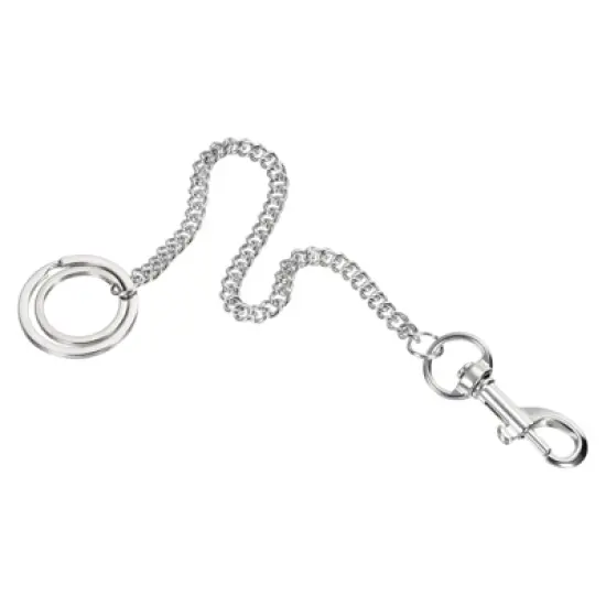 Unique Bargains Detachable Metal Smooth Convenient Keychain Lanyard with Clasp image {5}