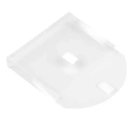 JAM Paper 5 1/2'' x 7 1/2'' 12pk Plastic Envelopes with Hook & Loop Closure, 1" Expansion, Index Booklet - Clear image {4}