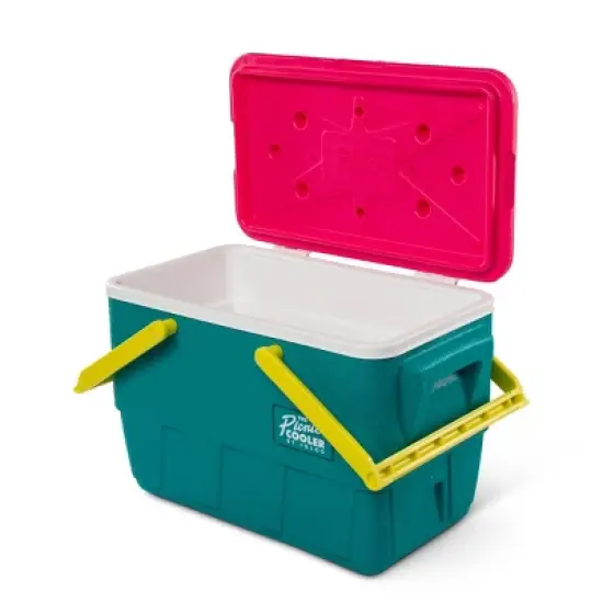 Igloo Retro Picnic Basket 25qt Cooler - Dark Jade image {2}