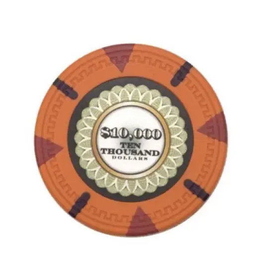 Slickblue The Mint 13.5g Clay Composite Poker Chips 25-Pack, Casino-Quality, Grippy Texture, $10-$10,000 image {6}
