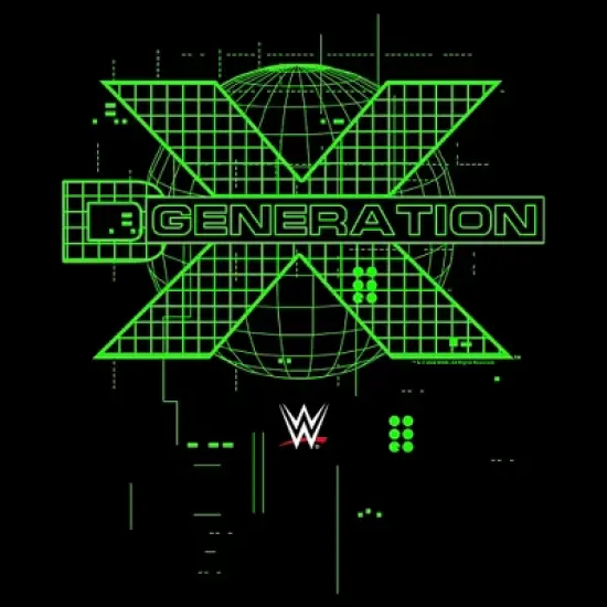 Boy's WWE DX Generation Green Logo T-Shirt image {1}