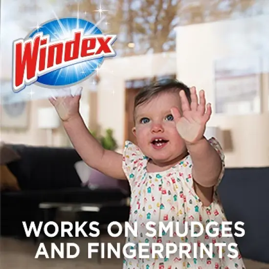Windex Original Glass and Surface Pre-Moistened Wipes Window Cleaner - 38ct image {5}