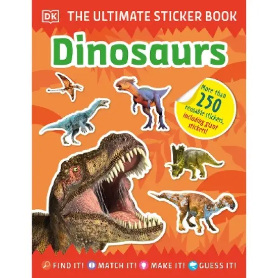 The Ultimate Sticker Book Dinosaurs - by  DK (Paperback) image {1}