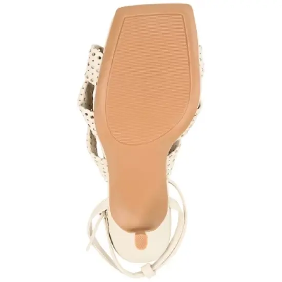 Journee Collection Womens Naommi Tru Comfort Foam Open Toe Mid Stiletto Pumps image {4}