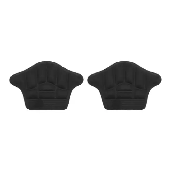 Unique Bargains Reusable Heel Pads One Size Black 1 Pair image {6}