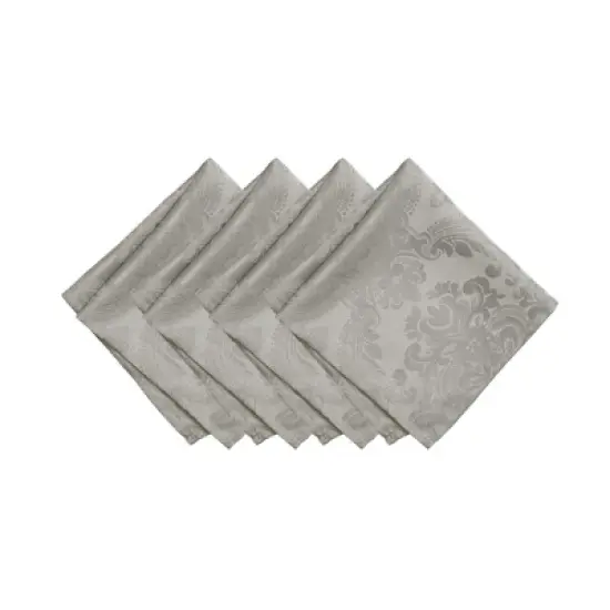Elrene Caiden Elegance Damask Napkin, Set of 4 - 17" x 17" - Elrene Home Fashions image {8}