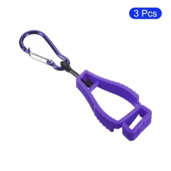 Unique Bargains Wear-Resistant Construction Workshop Prevent Losing Hook Clips 3 Pcs image {3}