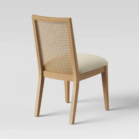 Corella Cane and Wood Dining Chair Natural - Threshold&trade; image {3}