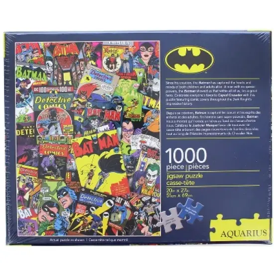 Aquarius Puzzles DC Comics Batman Comic Collage 1000 Piece Jigsaw Puzzle image {1}