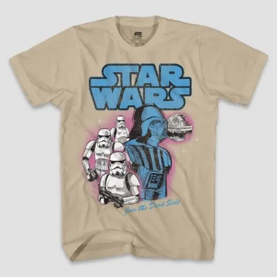 Men's Star Wars Short Sleeve Graphic T-Shirt - Almond image {3}