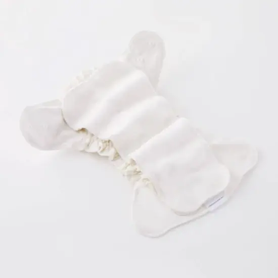 Esembly Inner Organic Cotton Reusable Infant Diaper - Size 2 - 3ct image {3}