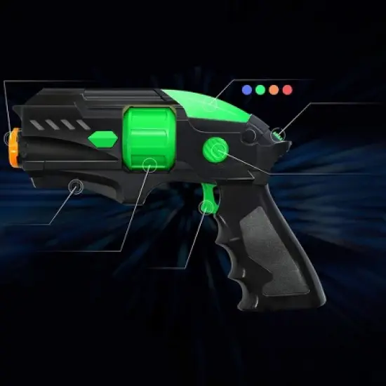 ArmoGear Portable Laser Tag Blasters Set of 4 image {3}