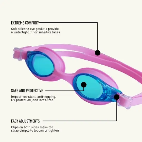 FINIS FlowGlows Kids Swim Goggles image {3}