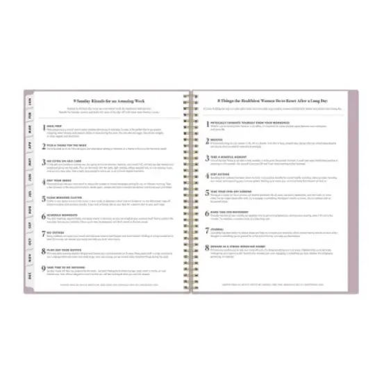 Blue Sky The Everygirl Weekly/Monthly Planning Calendar 8.5"x11" Muted Lilac image {11}