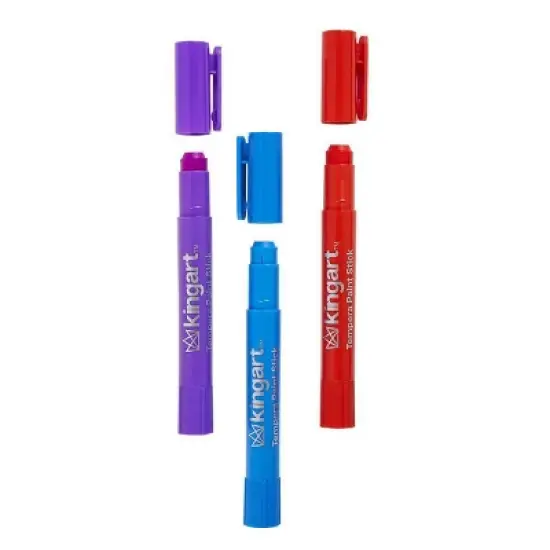 KINGART Tempera Paint Thin Sticks, 24 Colors image {5}