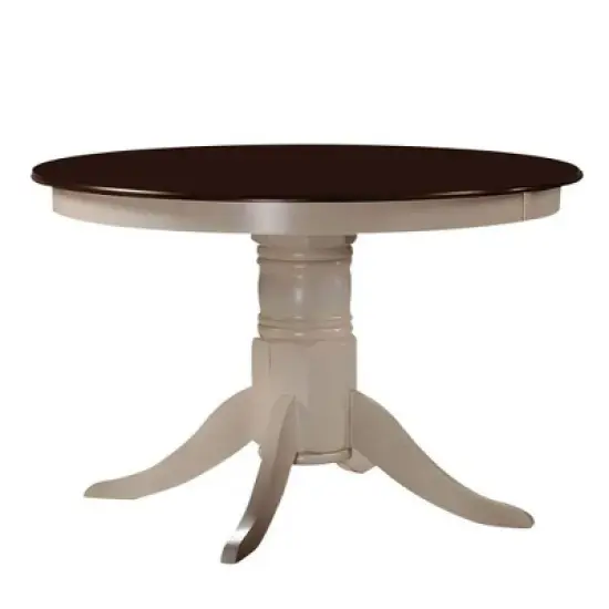 45" Dylan Dining Table Buttermilk/Oak - Acme Furniture image {1}