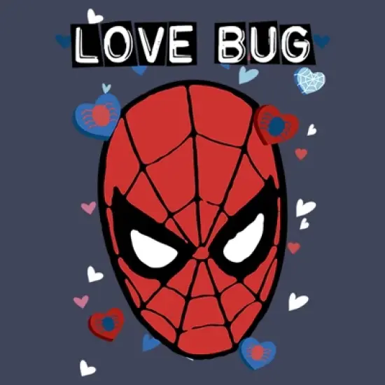 Boy's Marvel Spider-Man Candy Heart Love Bug T-Shirt image {1}