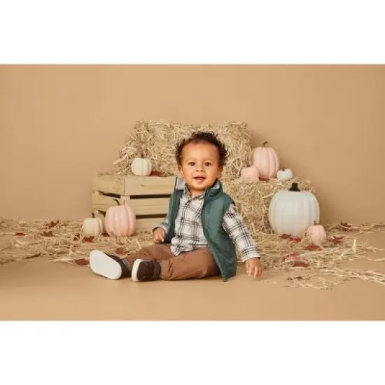 Carter's Just One You&reg;️ Baby Boys' Plaid Top & Bottom Set - Green/Brown image {4}