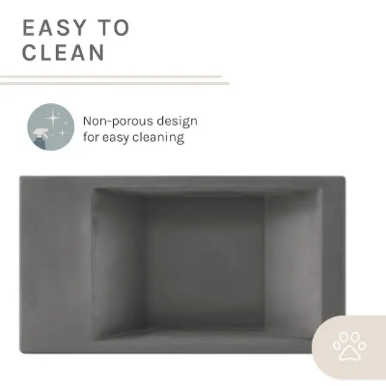 Duke Pet Bowl 13'' in Dark Grey image {7}