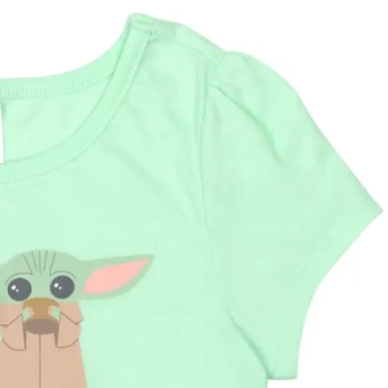 Star Wars The Child Girls T-Shirt and Tulle Skirt 4 Piece Outfit Set Toddler image {6}