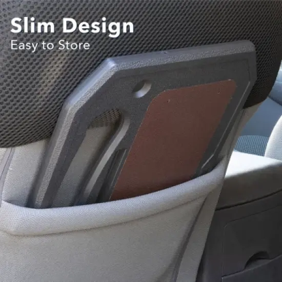 Mount-It! Car Table That Works as a Food Tray for Car and Car Desk for Laptop | Table Tray Fits on Any Steering Wheel Within Our Dimensions image {2}