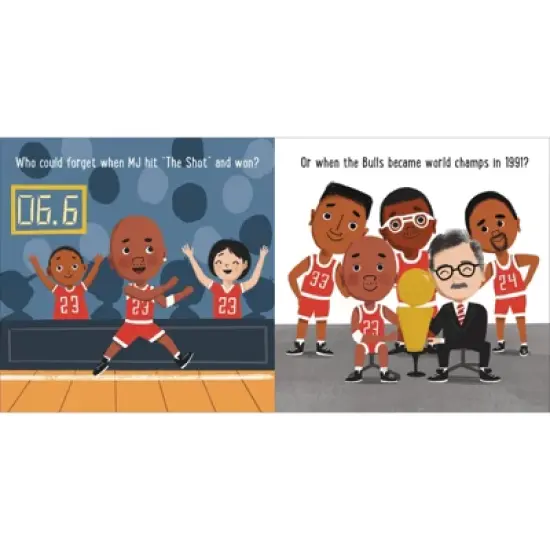 Baby Ballers: Michael Jordan - by Bernadette Baillie (Board Book) image {3}