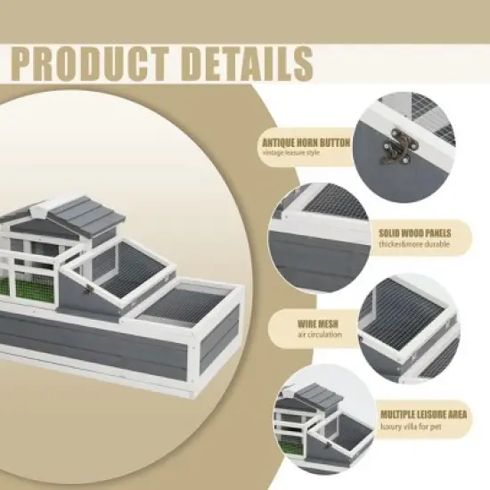 Racxily Tortoise Habitat Indoor & Outdoor image {4}
