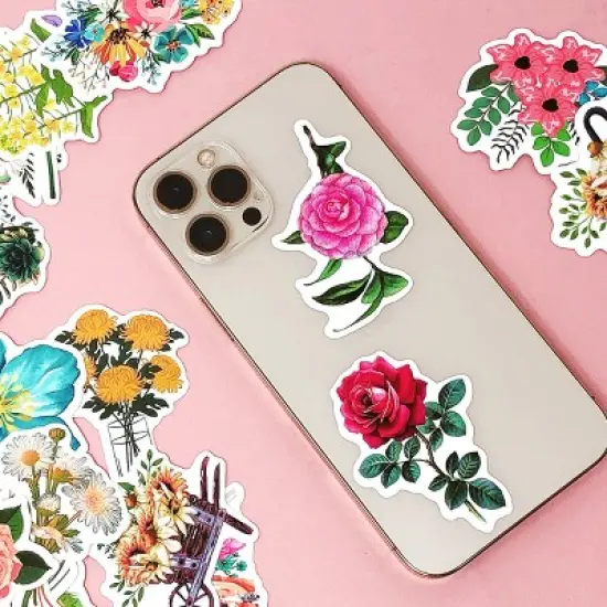 Wrapables Waterproof Vinyl Stickers for Water Bottles, Laptop, Phones, Skateboards, Decals for Teens, 100pcs, Motivational image {9}