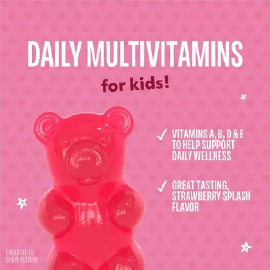 The Eez Co. Multeez Daily Multivitamin Gummy Packs for Kids - Strawberry Splash - 3.2oz/8pk image {3}