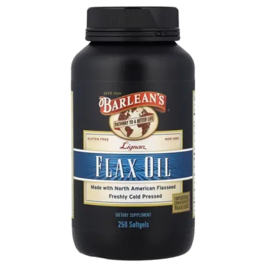 Barlean's Lignan Flax Oil, 250 Softgels image {4}