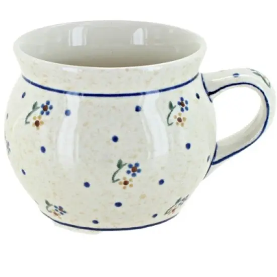 Blue Rose Polish Pottery 910 Zaklady Bell Shaped Mug image {3}