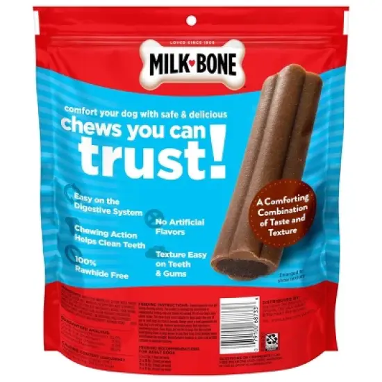 Milk-Bone Comfort Chews Beef Flavor Chewy Dog Treat - Small/Medium - 22.2oz/9ct image {1}