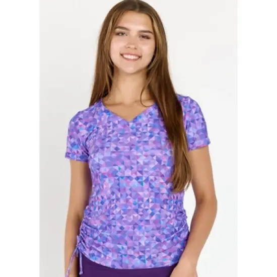 Calypsa Womens V-Neck Adele Swim Top image {3}