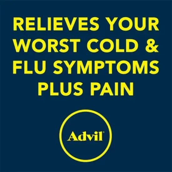 Advil Multi-Symptom Cold & Flu Coated (NSAID) Tablet - 20ct image {6}