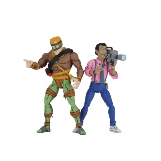 Teenage Mutant Ninja Turtles (Cartoon) - 7" Scale Action Figure - Rat King & Vernon 2 pack image {1}