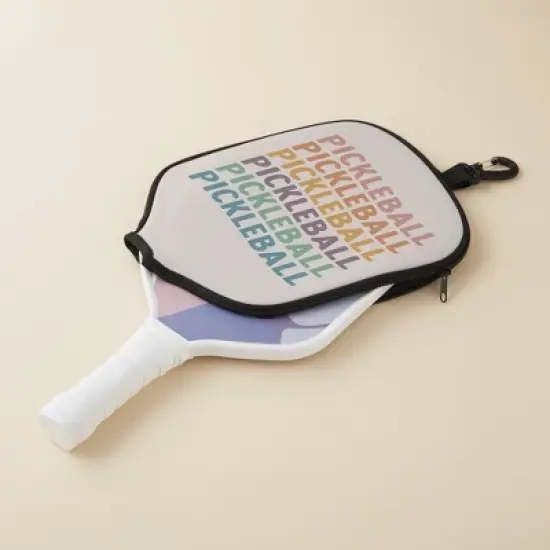 Pastel Pickleball Personalized Pickleball Paddle Cover image {3}