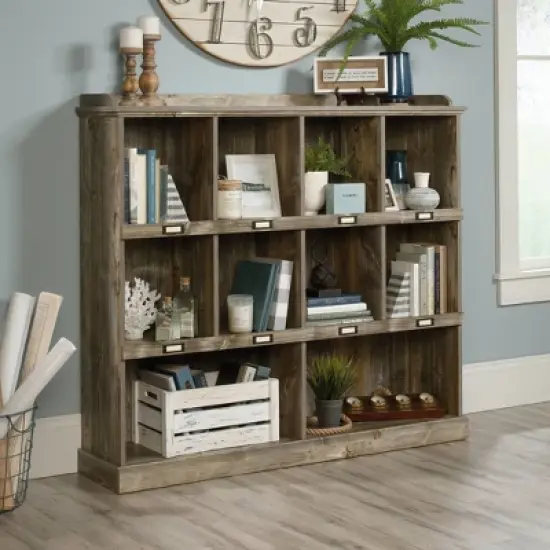 48" Granite Trace Bookshelf Cubby Rustic Cedar - Sauder image {1}