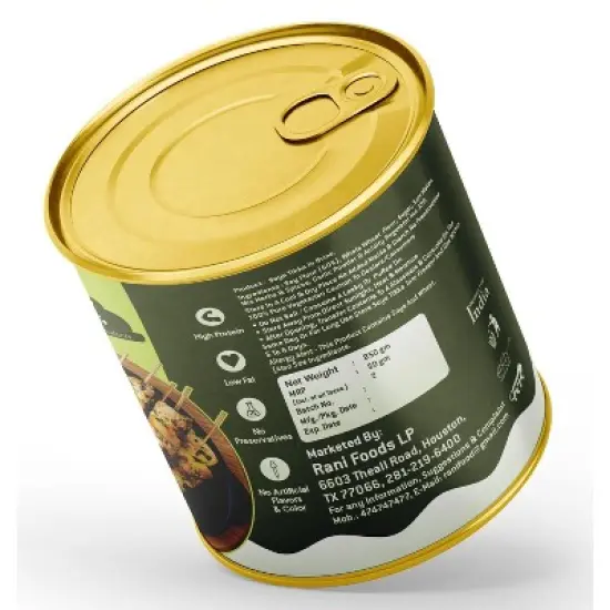 Soya Tikka Italian - 30oz (1.875lbs) 850g, Pack of 2 - Rani Brand Authentic Indian Products image {5}