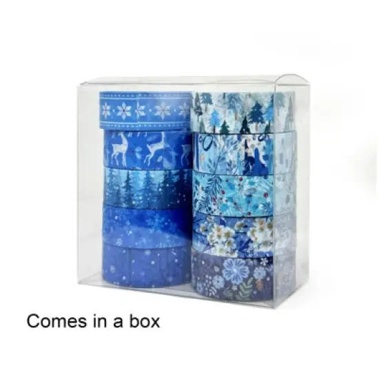 Wrapables Winter Season Washi Set for Arts & Crafts, Scrapbooking, Stationery, Diary image {10}
