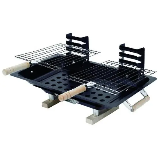 Marsh Allen 18 in. Hibachi Charcoal Grill Black image {1}