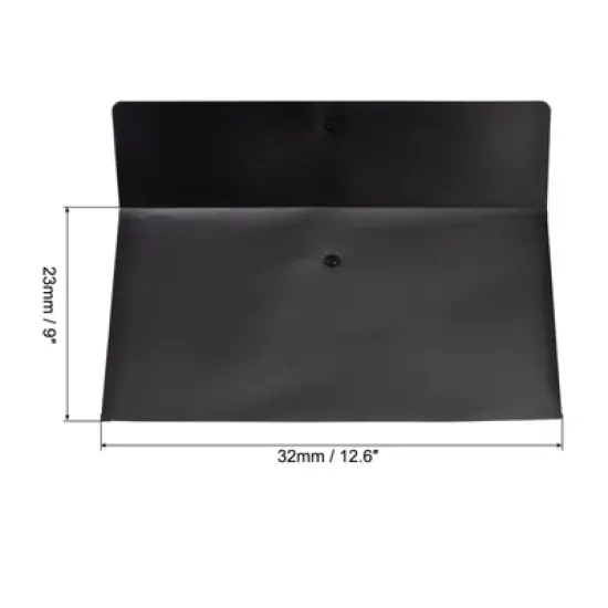 Unique Bargains A4 Envelope Home Office File Folder Pockets with Snap Button 10 Pcs image {1}