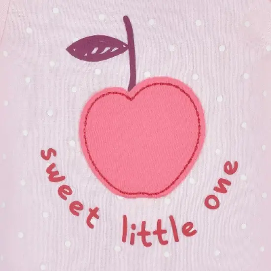 Gerber Baby Girls' Long Sleeve Onesies&reg; Bodysuits, 3-Pack image {5}