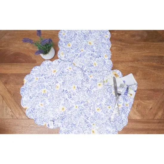 C&F Home Lovely Blues Cotton Cloth Napkins Set of 6 image {7}