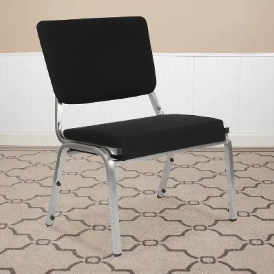Emma and Oliver 1000 lb. Antimicrobial Bariatric Open Back Chair image {1}
