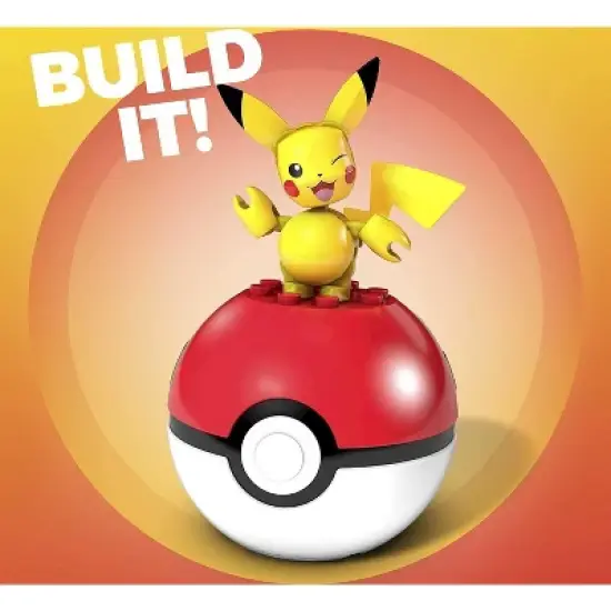 Pokemon Pokemon Mega Construx Building Set | Pikachu w/ Poke Ball image {2}