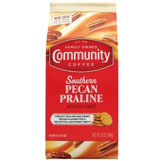 Community Coffee Southern Pecan Praline Medium Roast Ground Coffee - 12oz image {3}