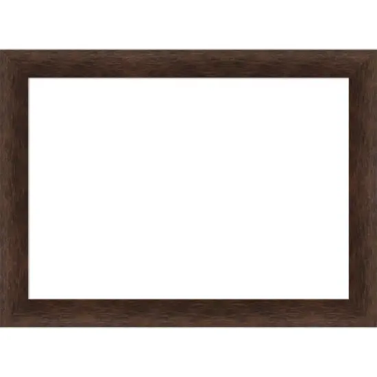 Amanti Art Warm Walnut Narrow Framed Dry Erase Magnetic Board image {9}