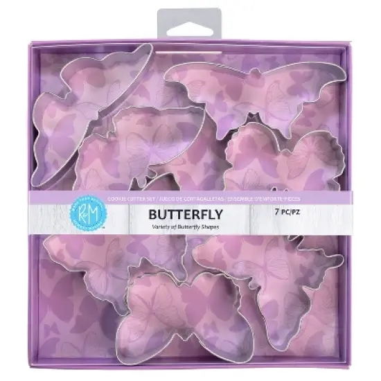 R&M International Butterfly 7 Piece Cookie Cutter Set image {3}