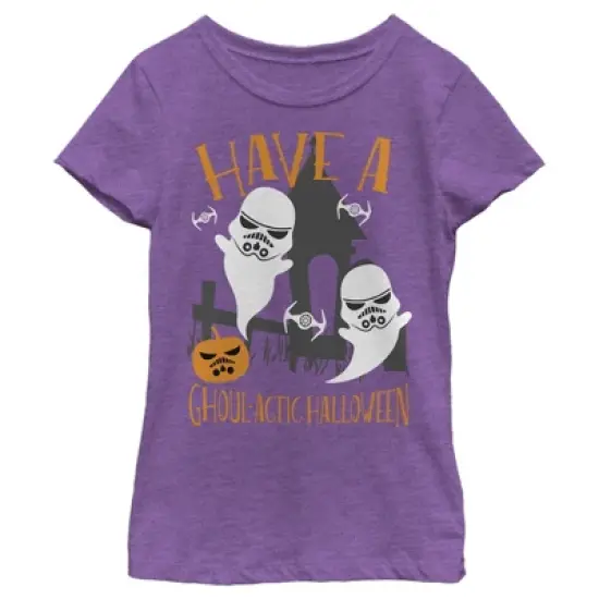 Girl's Star Wars Ghoulactic Halloween Stormtrooper T-Shirt image {5}
