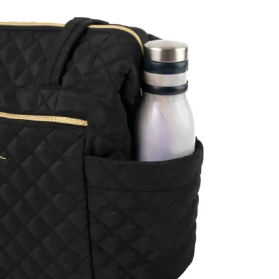 Jessica Simpson Quilted Tote - Black image {6}